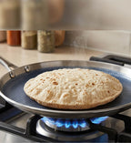 Healux 31 cm Triply SteelGrid Ceramic Dosa Tawa