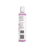 Bottle with a label and QR code on a white background