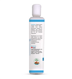 Bottle with label on a white background