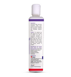 Bottle with a label on a white background