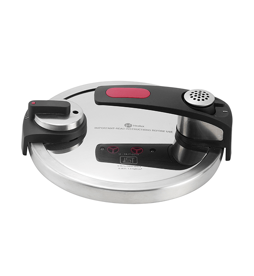 Pressure cooker with a white background