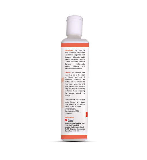 Bottle with a label on a white background