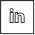 Logo with 'in' text on a white background