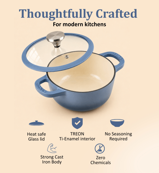 Healux blue sauce pot — product view 2