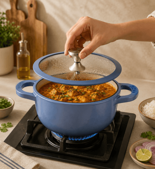 Healux blue sauce pot — product view 6