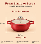 Healux red sauce pot — product view 6