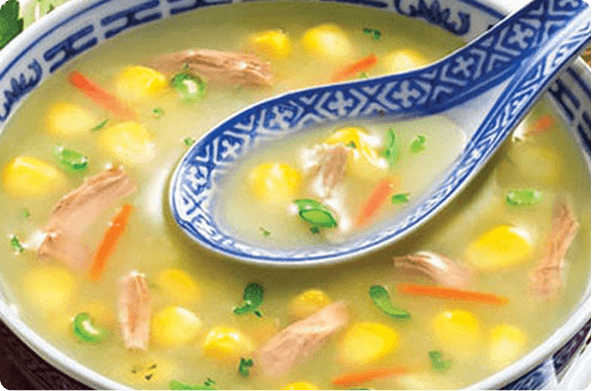 Sweet Corn Chicken Soup