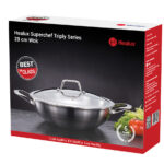 steel tri ply cookware set