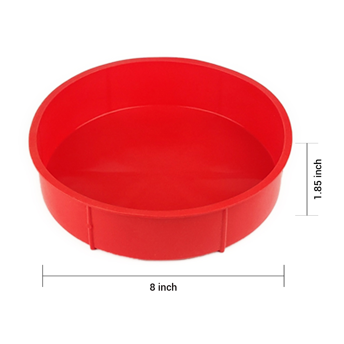 Healux Round Shape Silicone Cake mould - 8 Inches